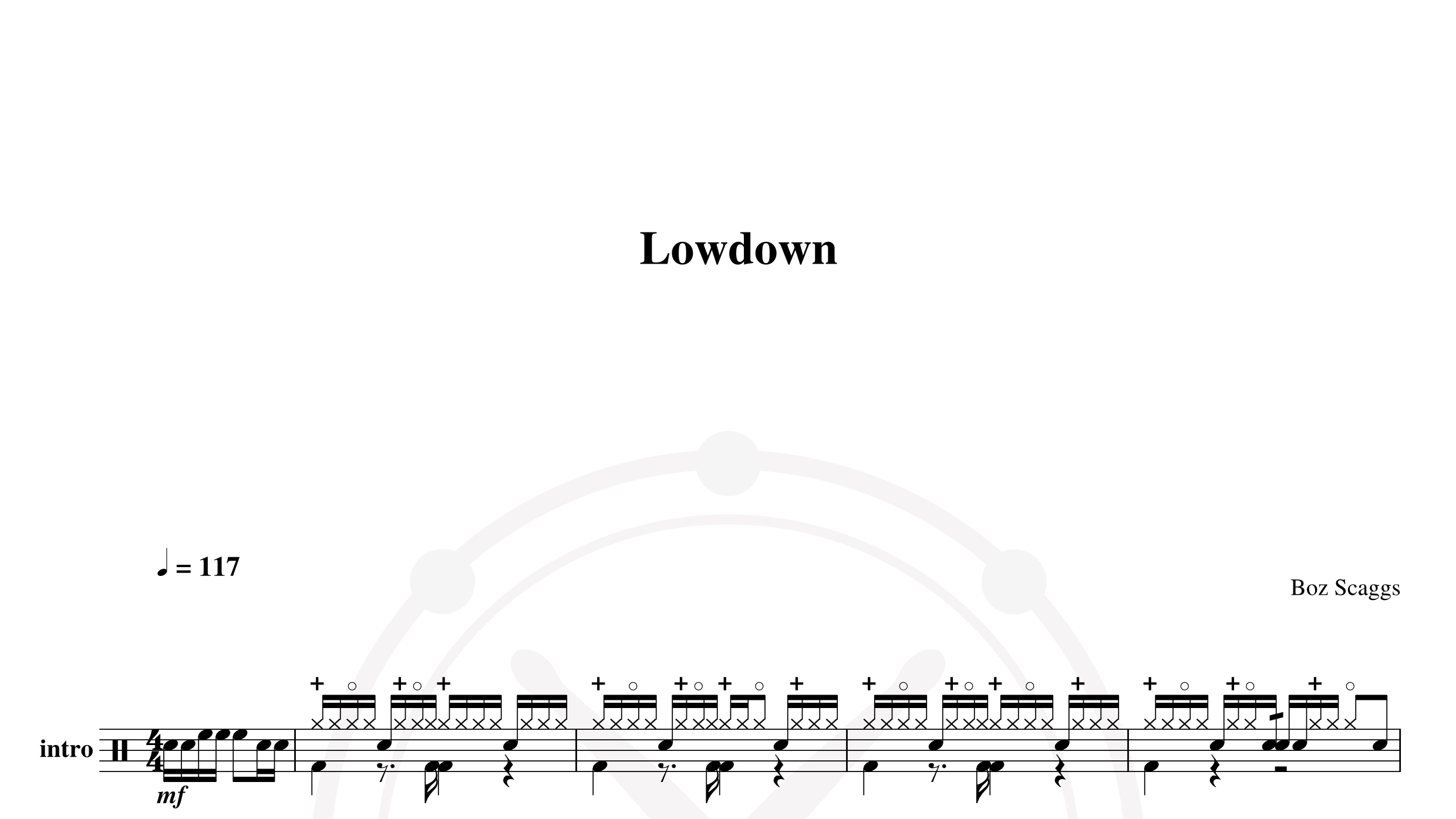 Boz Scaggs – lowdown鼓谱