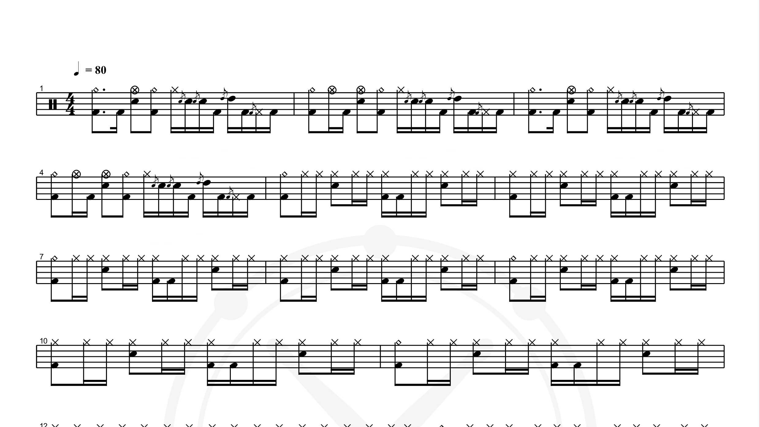 Nirvana – In Bloom 鼓谱