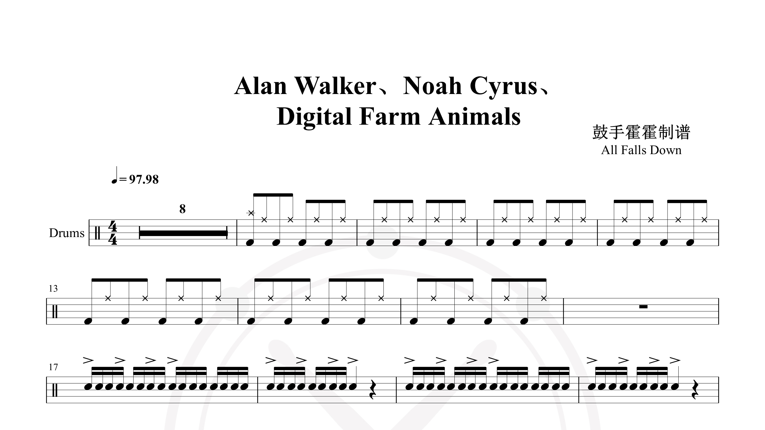 All Falls Down – Alan Walker、Noah Cyrus、Digital Farm Animals
